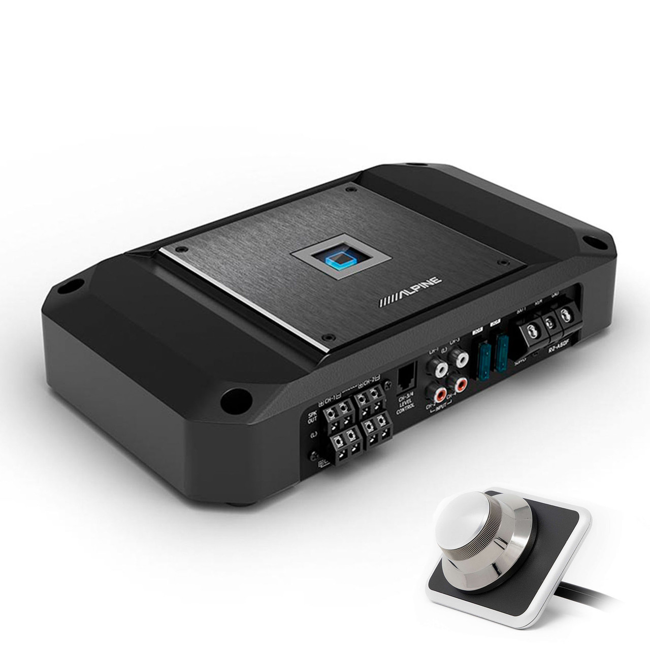カーオーディオ ALPINE SWG-1500 Alpine R2-A60F R-Series 4-Channel Amplifier & Alpine RUX-H01