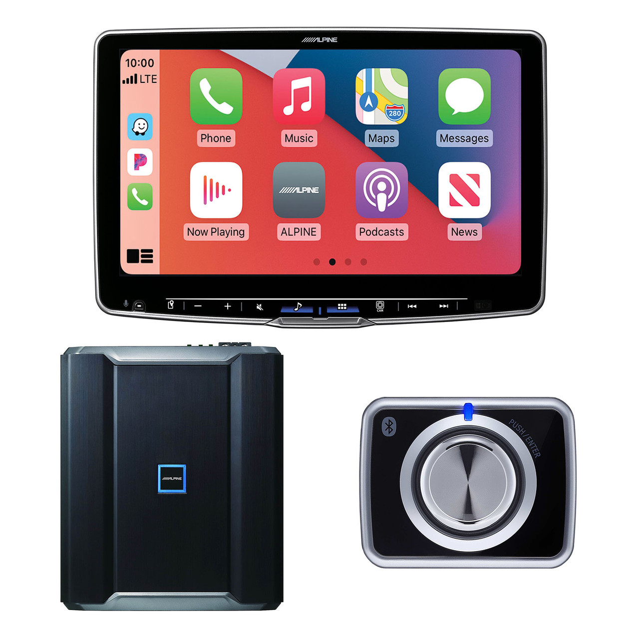 Alpine Halo9 ILX-F509 CarPlay/Android Auto Receiver with Alpine R
