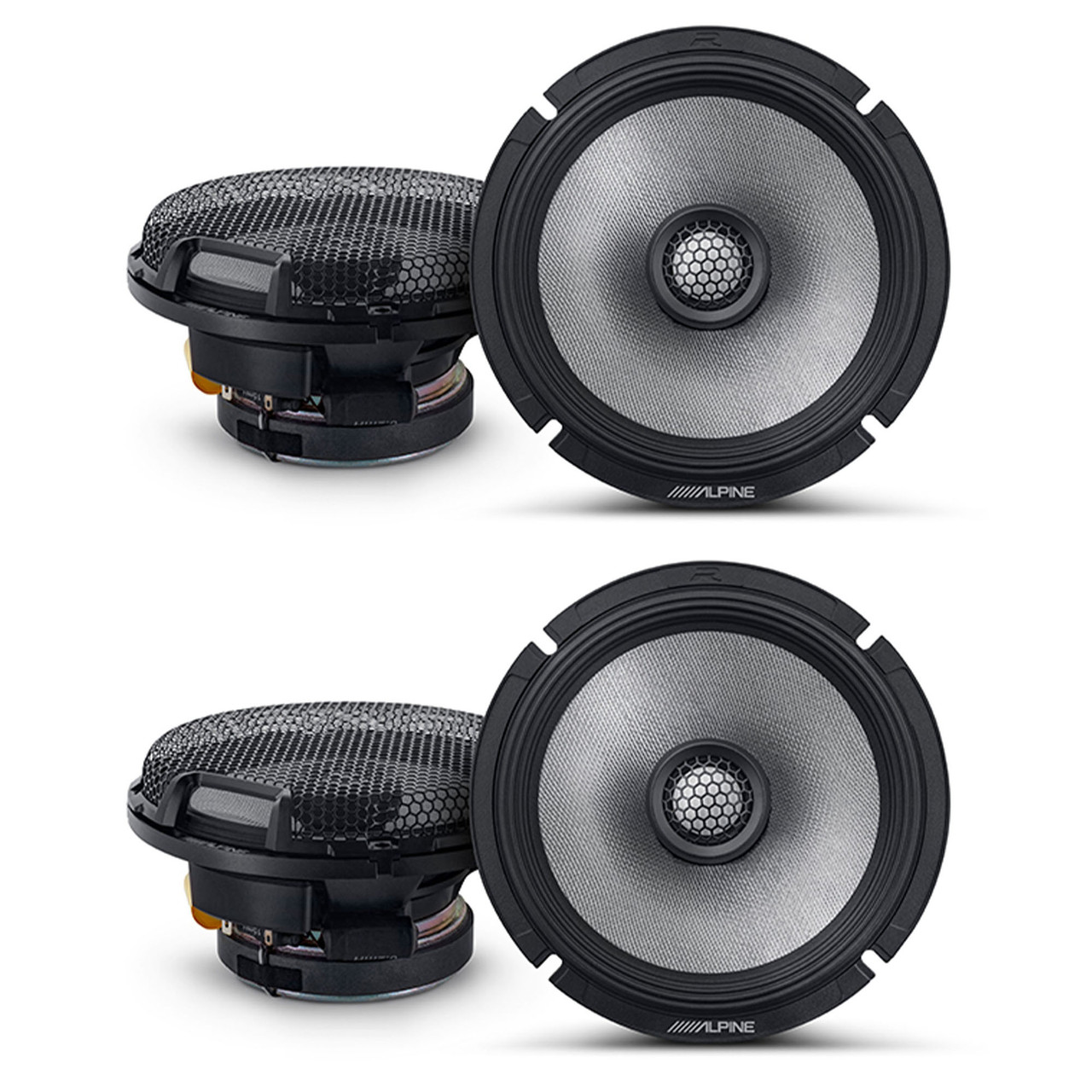 Alpine Two Pairs of R2-S65 Type R High-Resolution 6.5