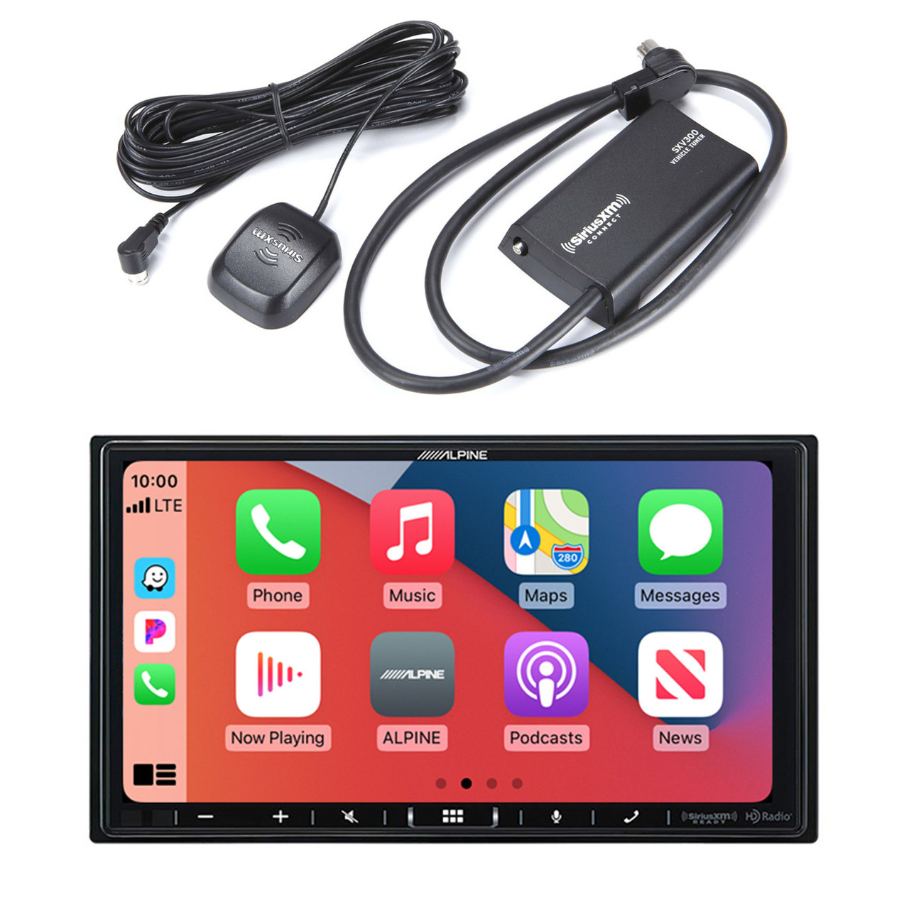 Alpine ILX-407 7-inch Shallow-Chassis Multimedia Receiver with