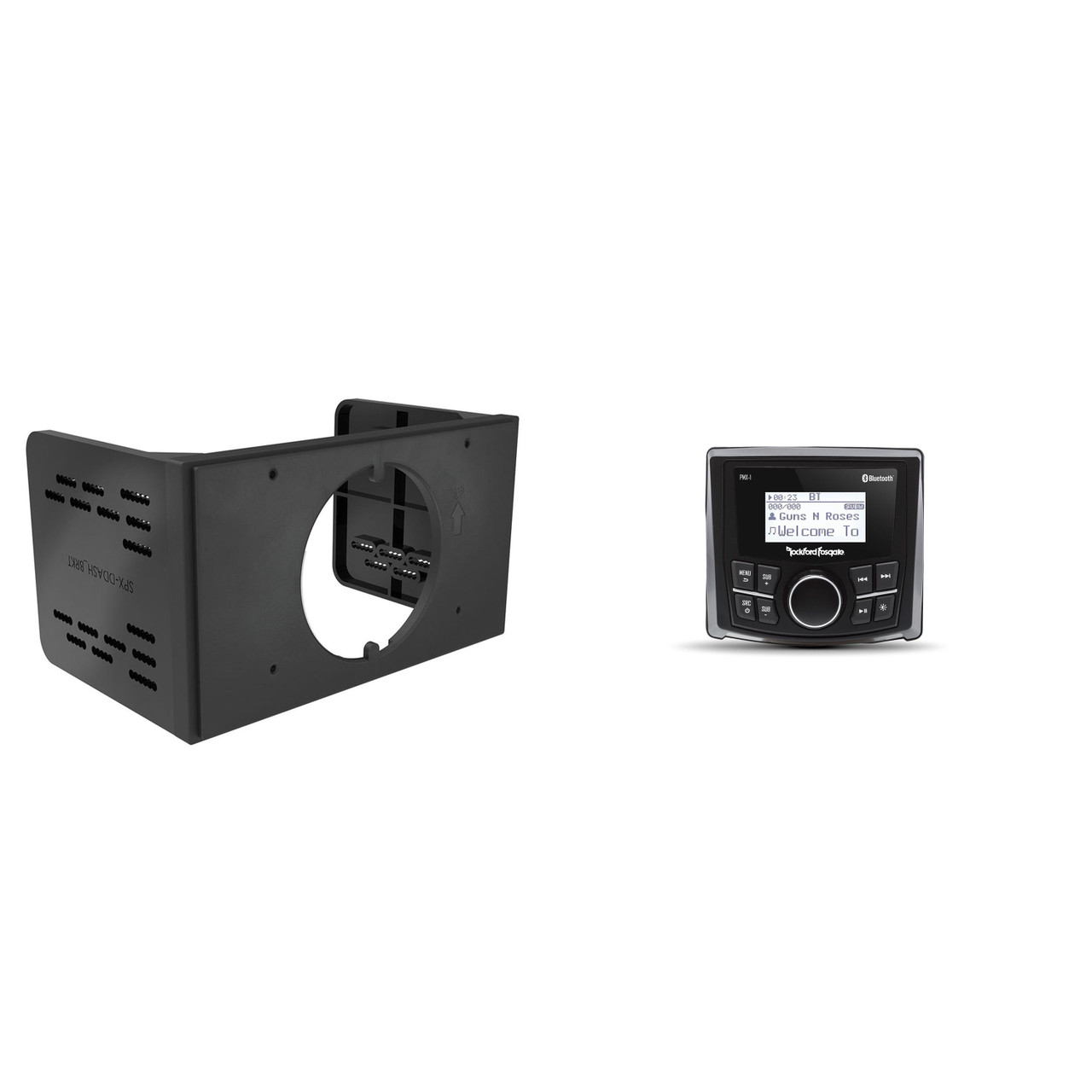 Rockford Fosgate PMX-1 Media Receiver with IPX6 2.3” Display and