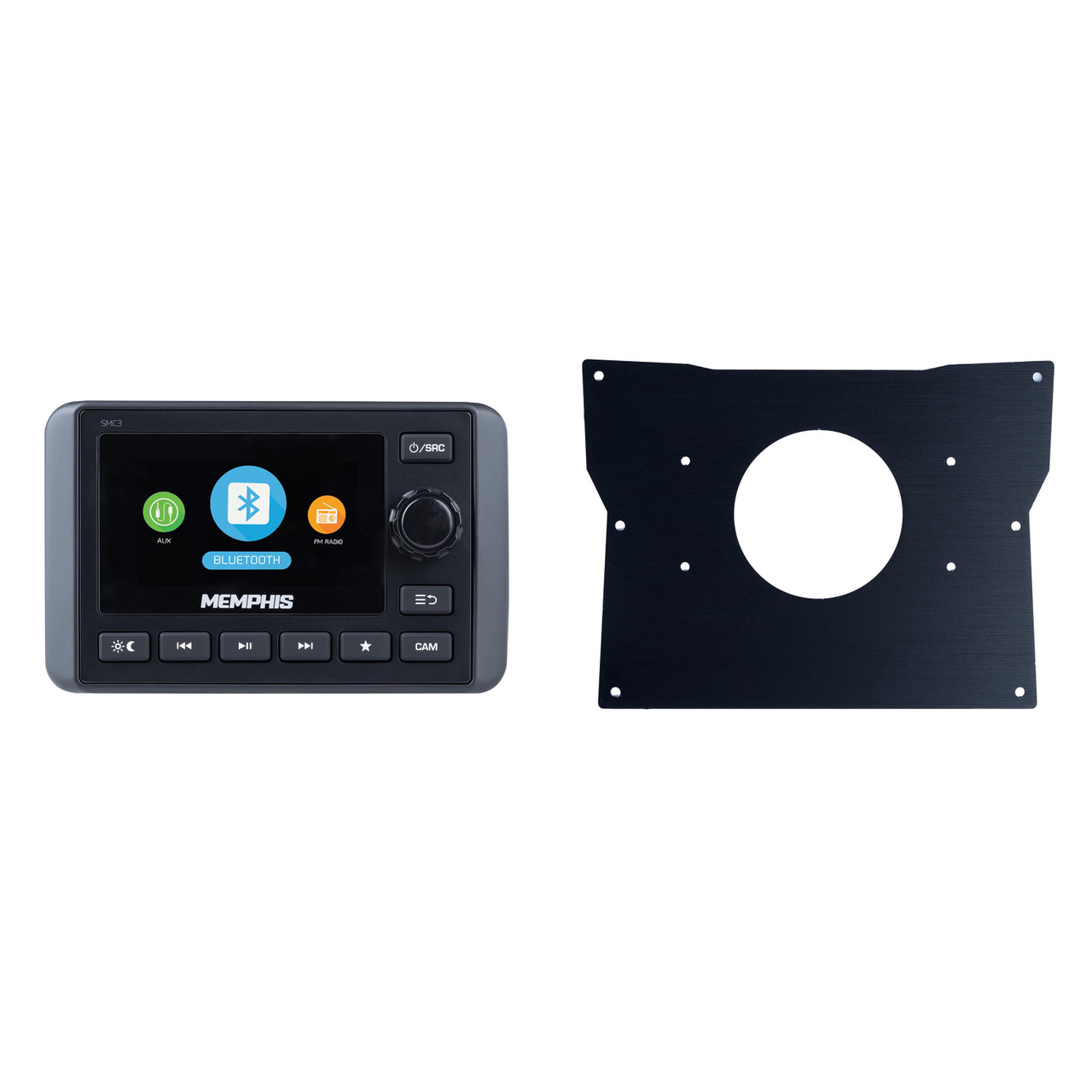 Memphis Audio SMC3 Marine Multi-Zone Media Center with KRXDK is a