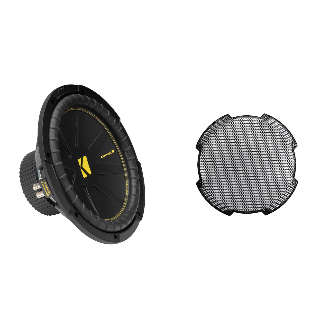 C Comp KICKER ウーファー KICKER - SUBWOOFERS C COMP デュアルボイスコイル 4Ω カーオーディオ