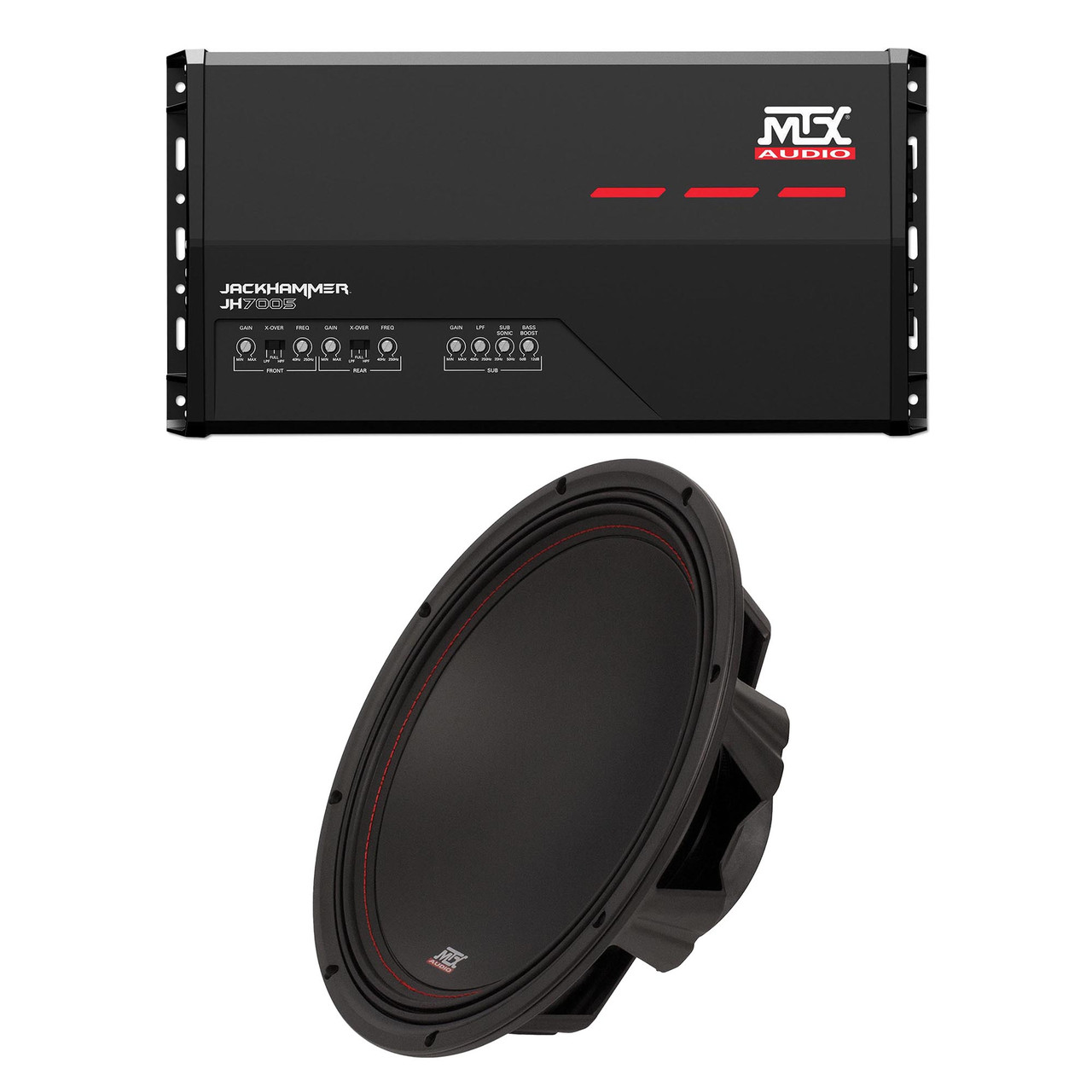 MTX Audio JH7005 Jackhammer 5 Ch. Amp, 35-Series 12