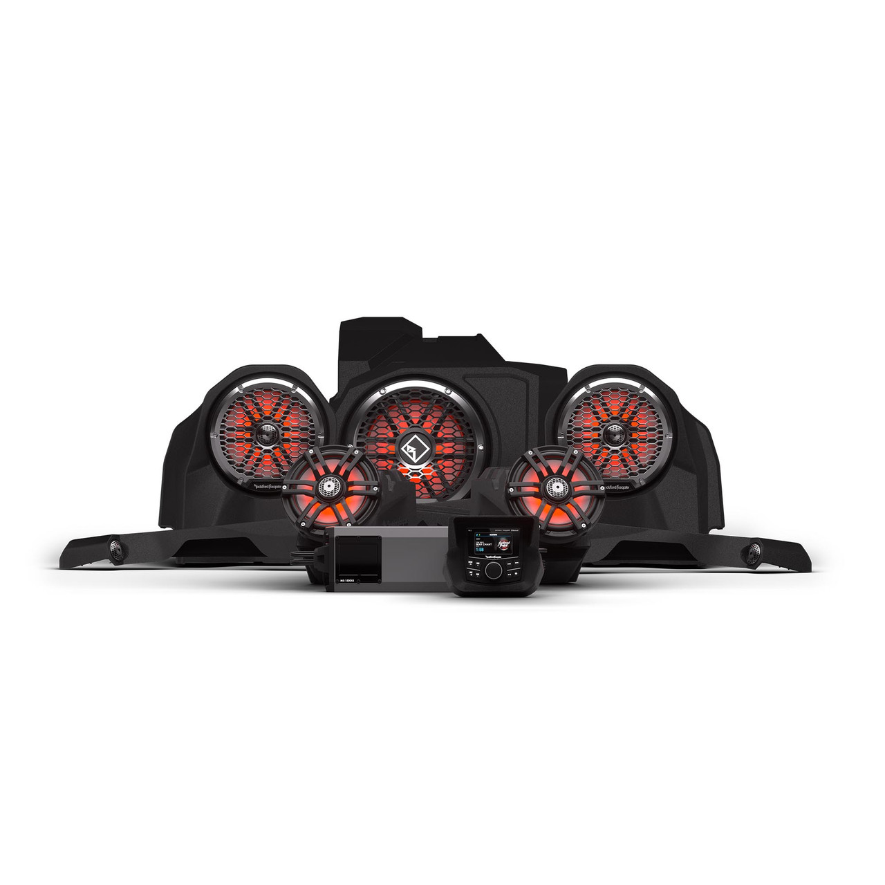 Rockford Fosgate RZR24XP-STG6 Pmx-3, 1500w, Color Optix Front