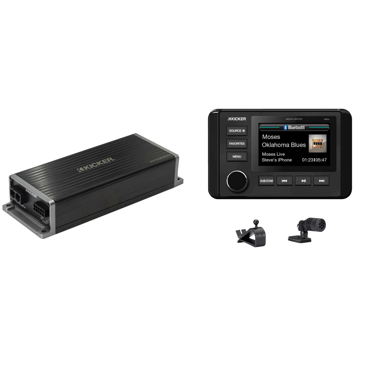 Kicker Marine / Powersports 51KMC4 Source Unit & Marine 51KPX3004