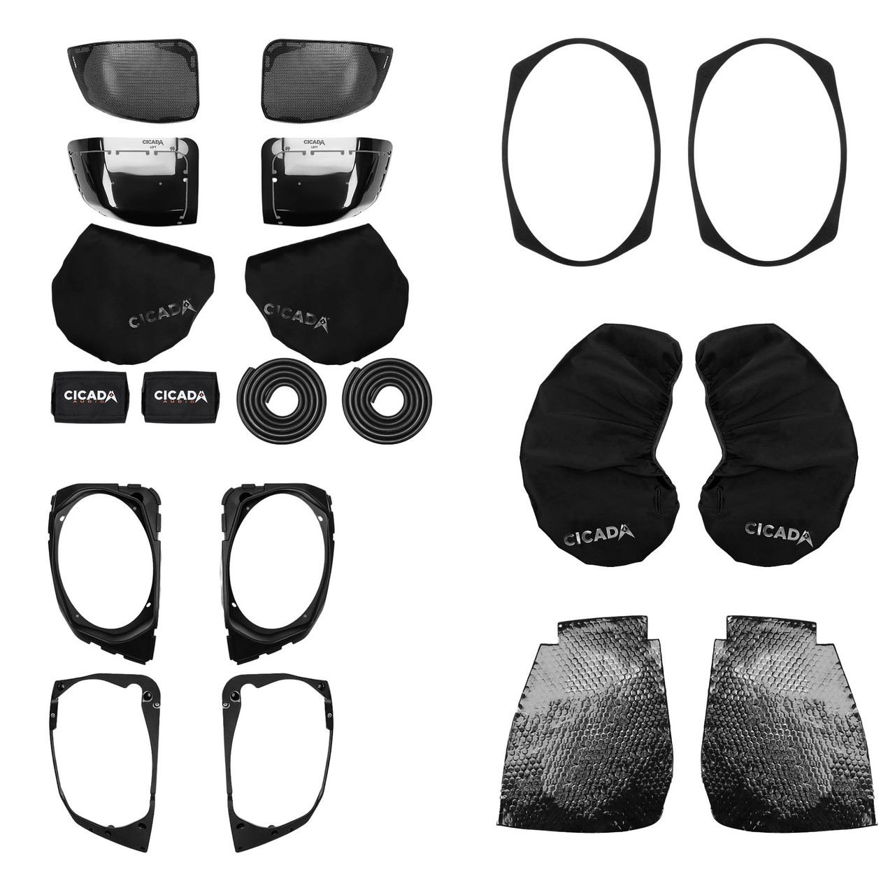 Cicada Audio 24CHDLID 2024+ H-D® Saddlebag Lid 6×9-inch Cut-in