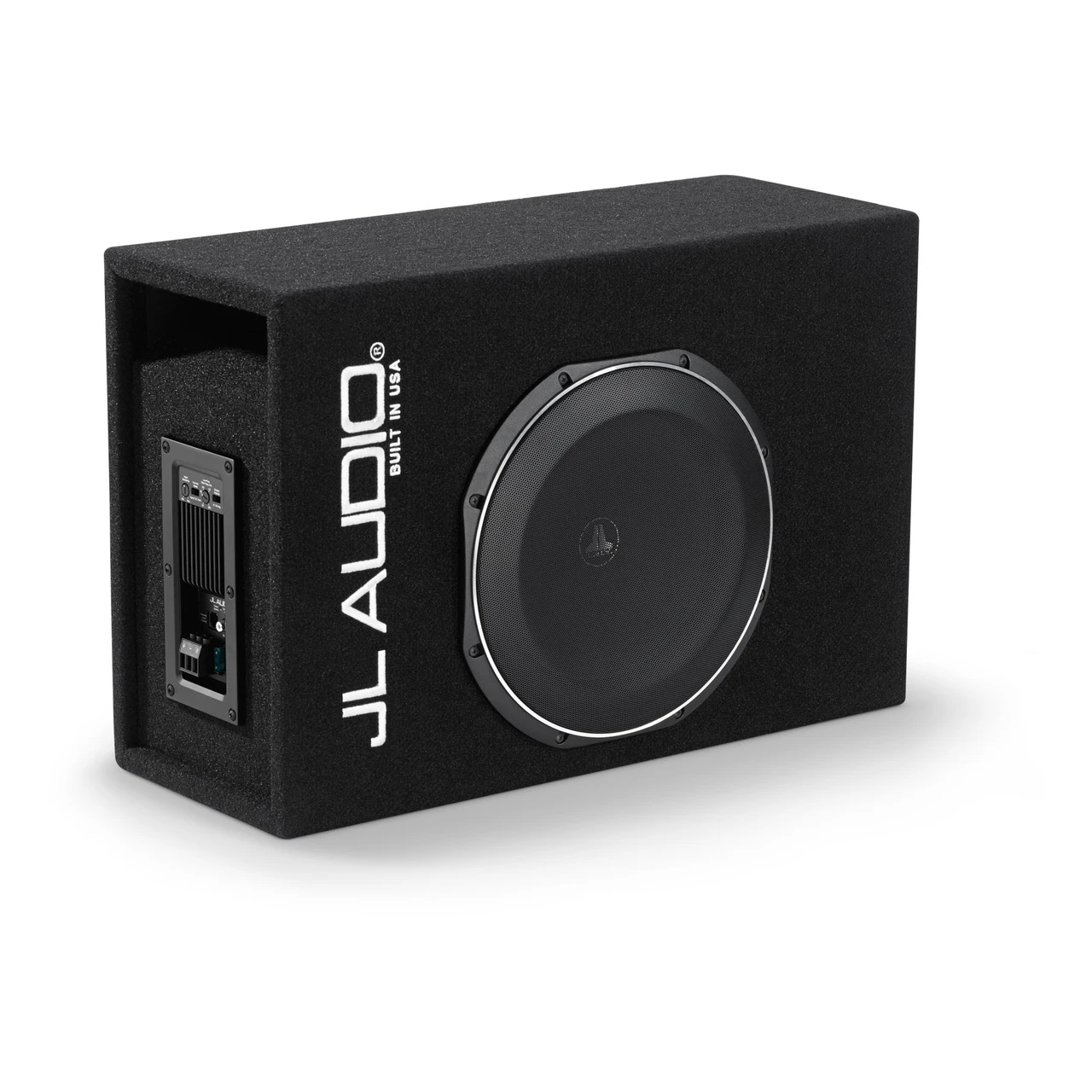 JL Audio ACP112LG-TW1 Amplified MicroSub+ with single 12TW1 (slot