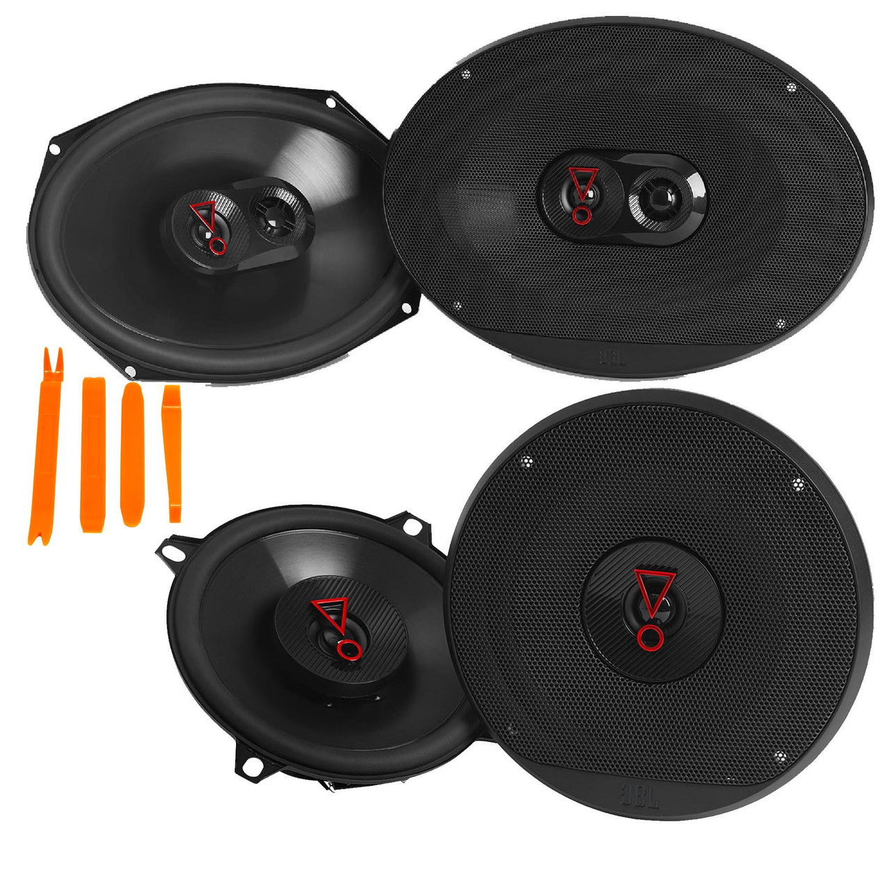 JBL STAGE3 Bundle 1-Pair Stage3 9637AM 6x9