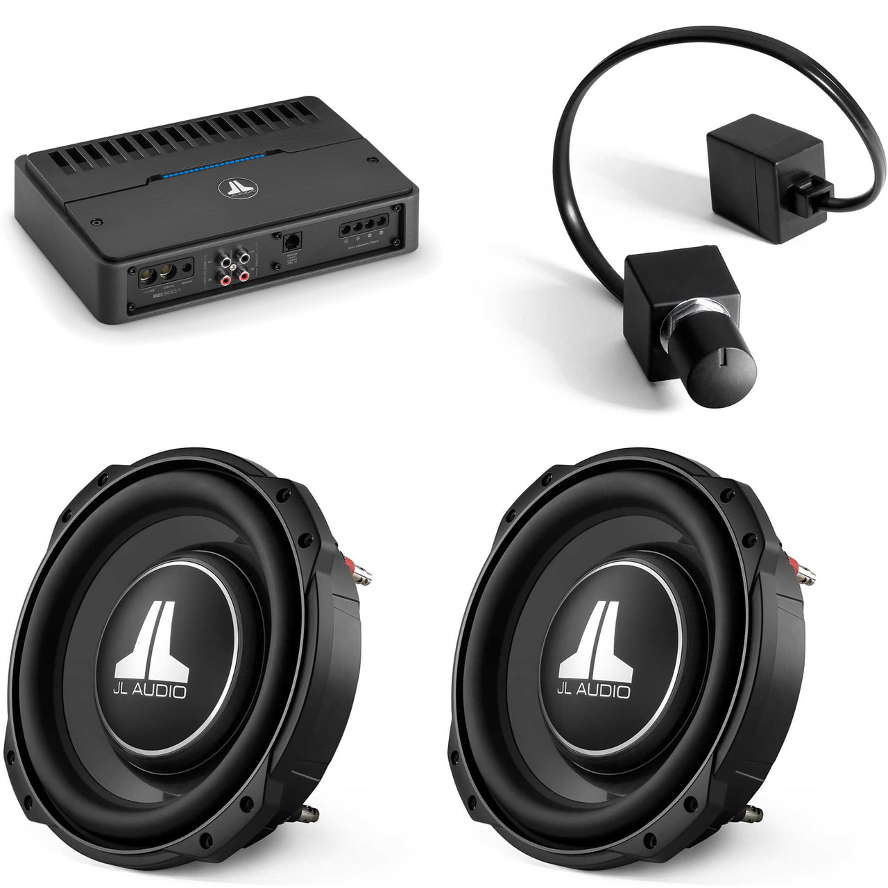 JL Audio RD500/1 & (2) 10TW3-D8 10