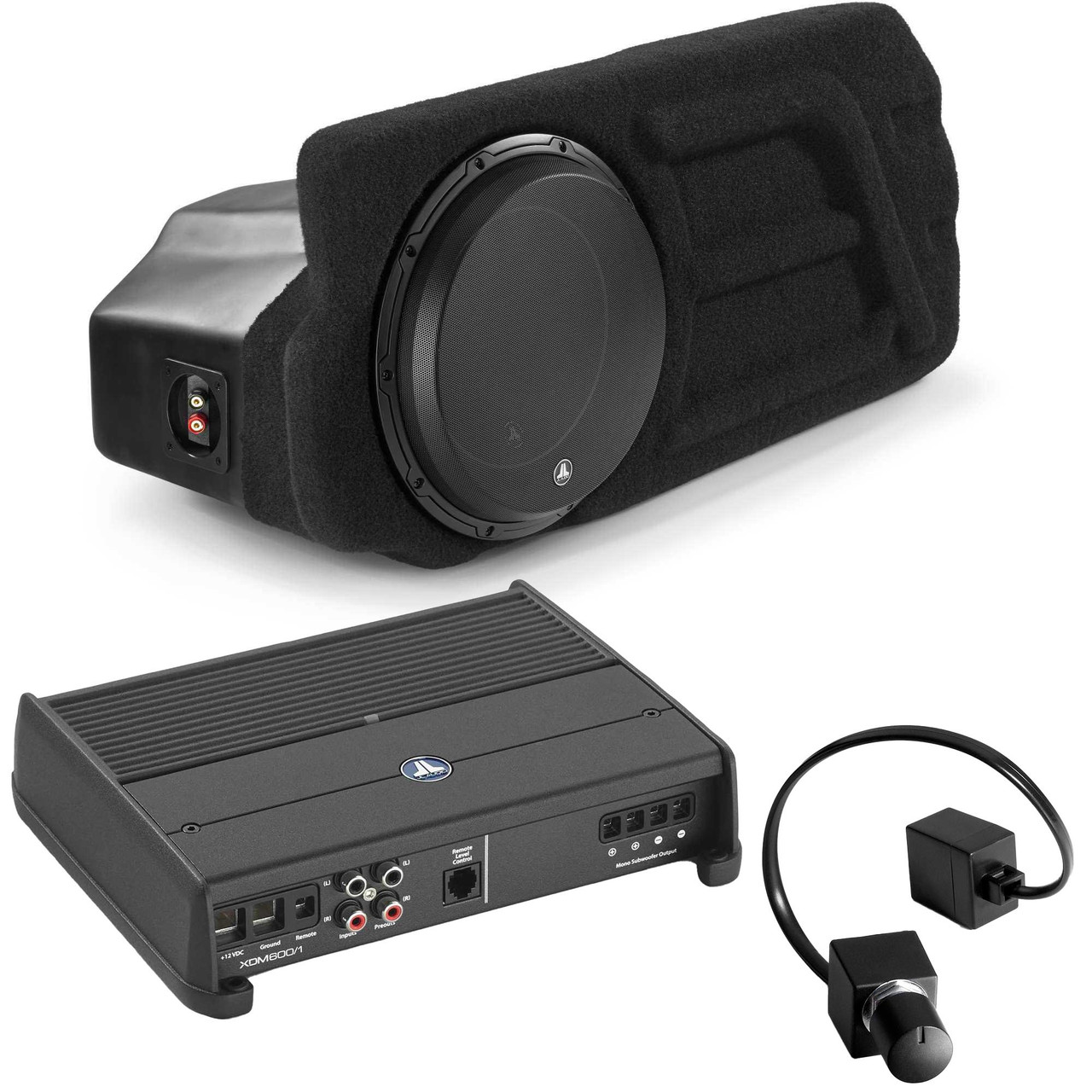 JL Audio SB-GM-CAM6G/12W6v3 Stealthbox w/ Amp bundle for 16-Up