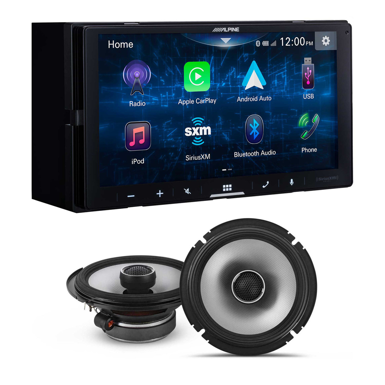 Alpine ILX-W670 Digital Receiver & S2-S65 6.5