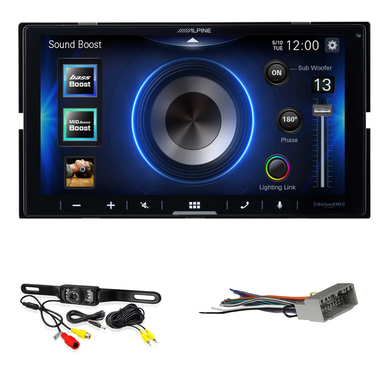 Alpine ILX-W670 7-Inch Mech-less Receiver w/ Metra 03-06 Dash Kit