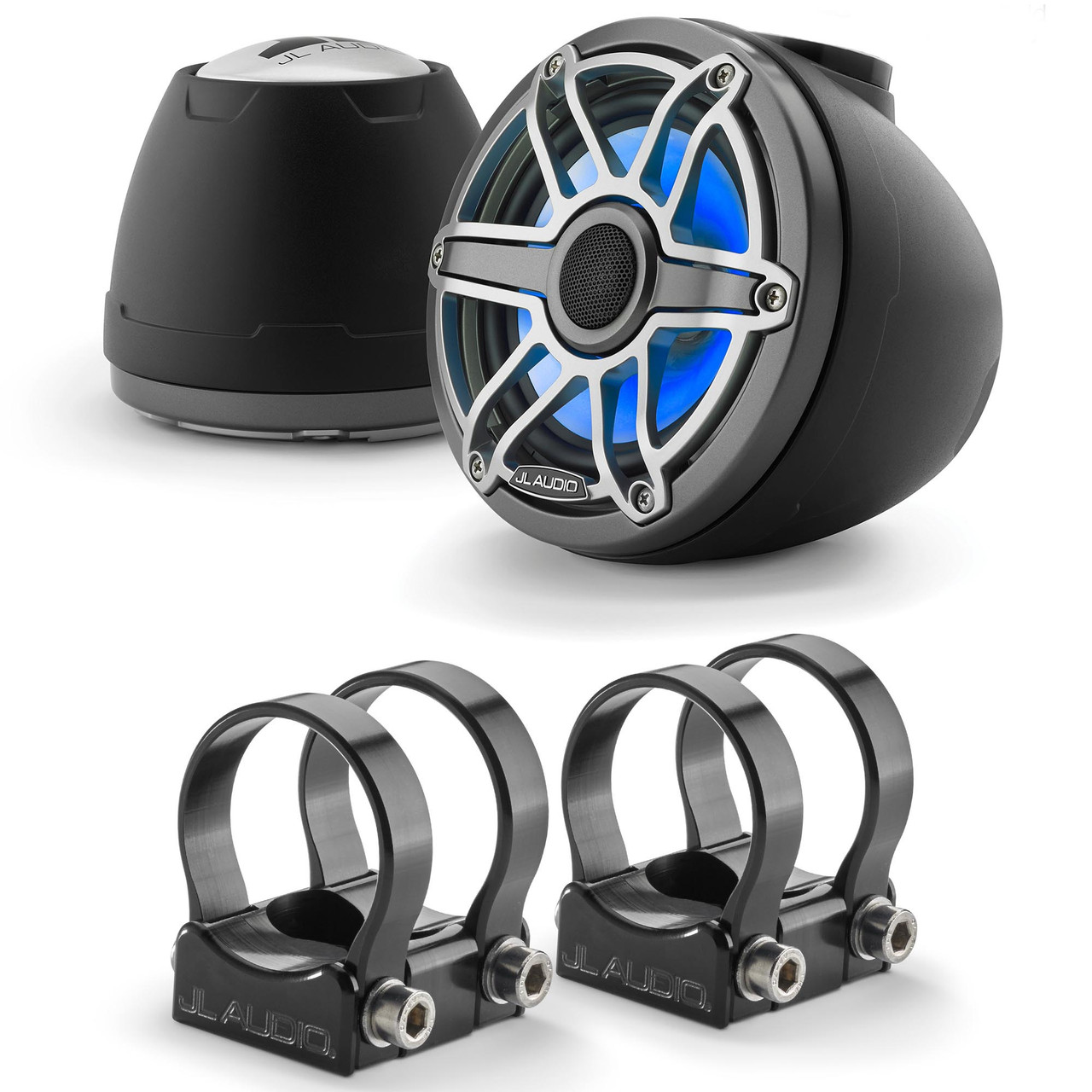 スピーカー・ウーファー  Pod mini white JL Audio MX650-CCX-CG-WH Dual Wake Tower/UTV Speaker System