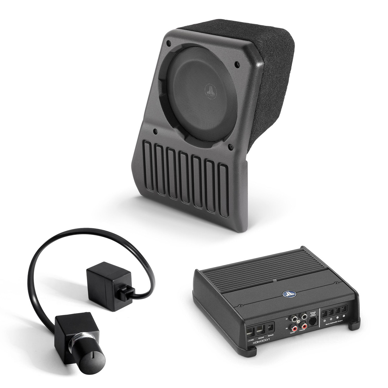 JLAページ JL Audio Jeep JL 4 door Stealthbox and Amp bundle 2018-Up Jeep
