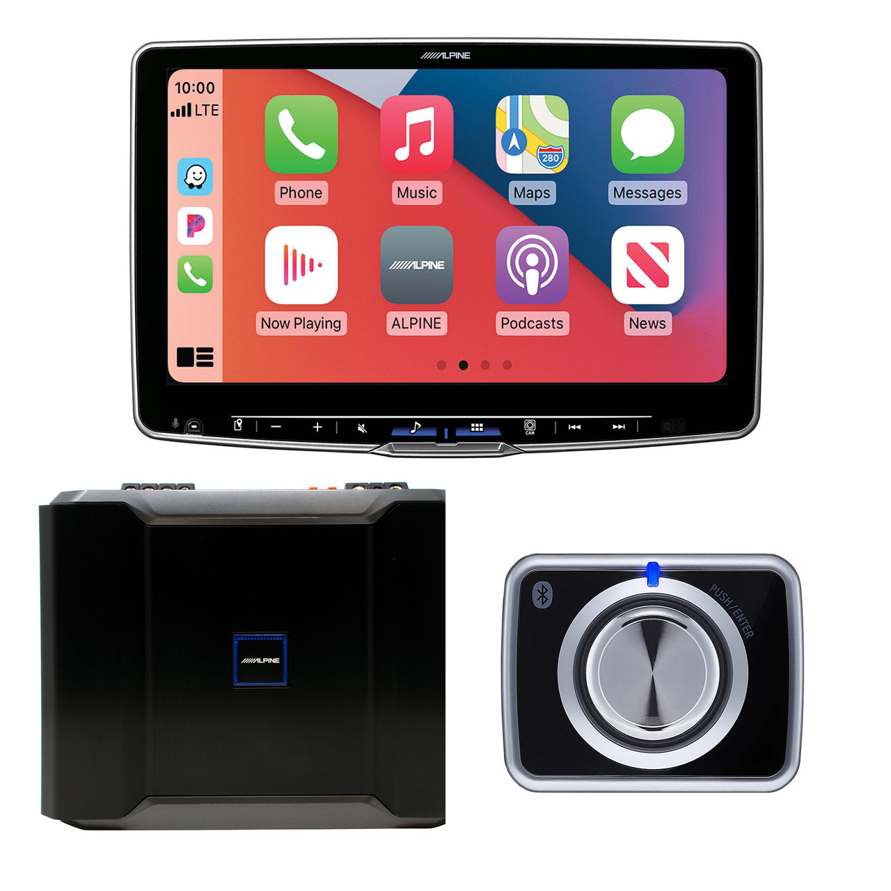 Alpine Halo11 ILX-F511 CarPlay/Android Auto Receiver with Alpine R