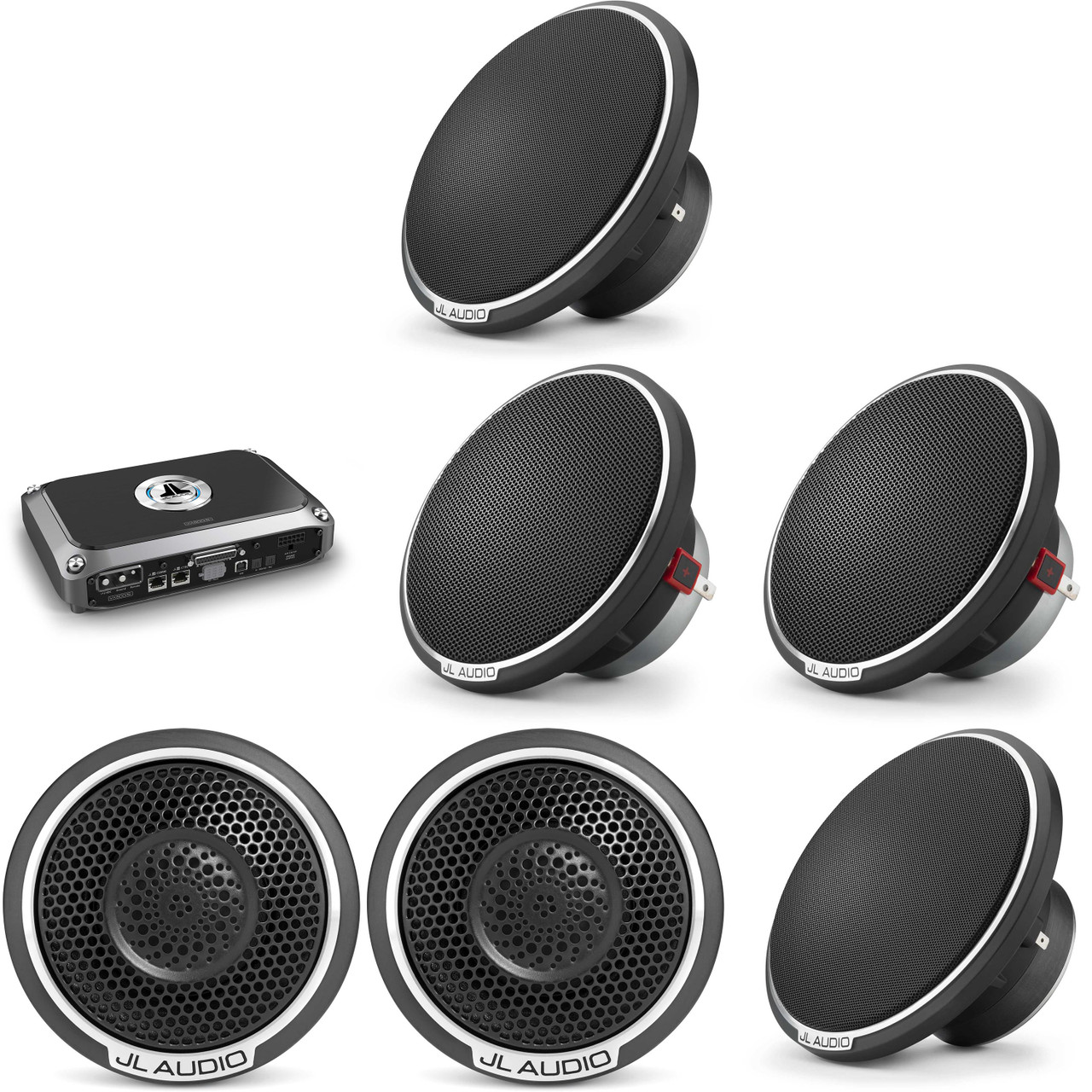 JL Audio C7 3-way Active Component Set-1 pair each of 1 inch