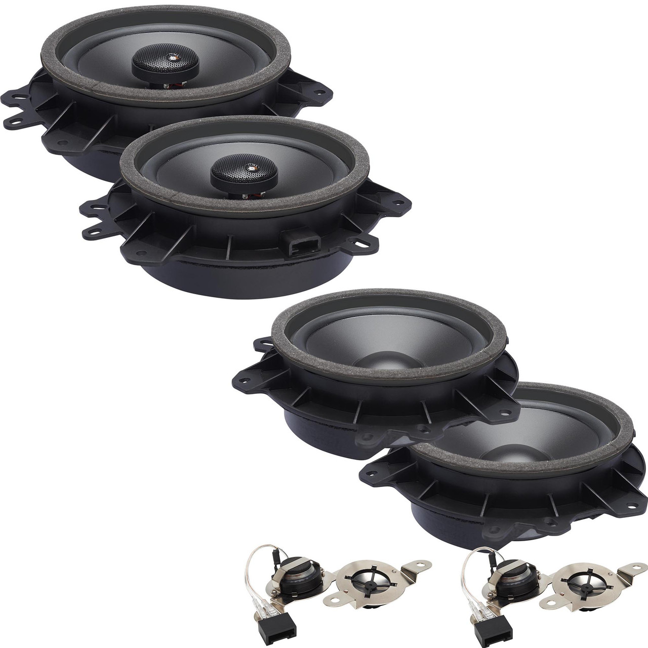 PowerBass OE Series Direct Replacement Speakers with Front