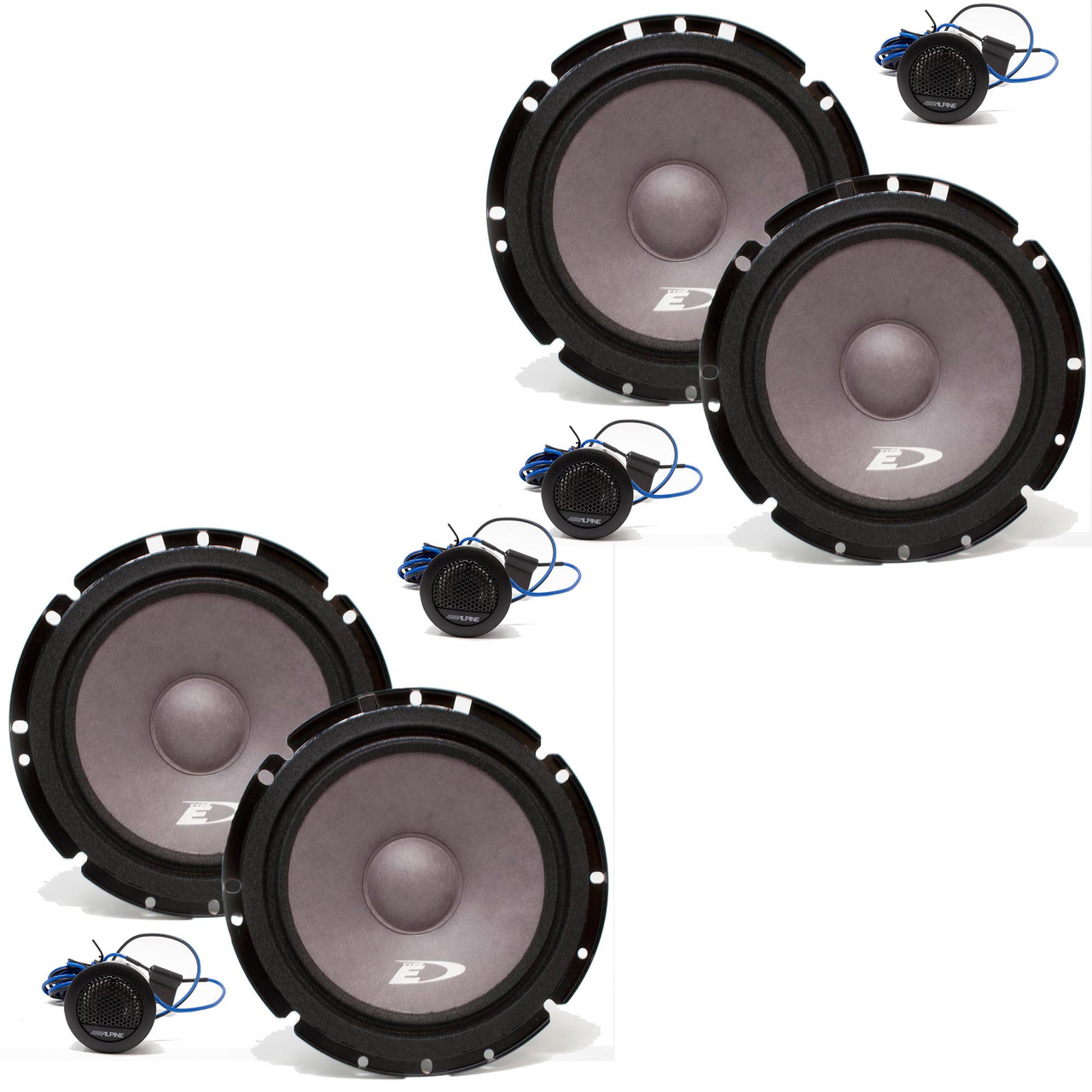 Alpine 2-Pairs SXE-1751S 6.5