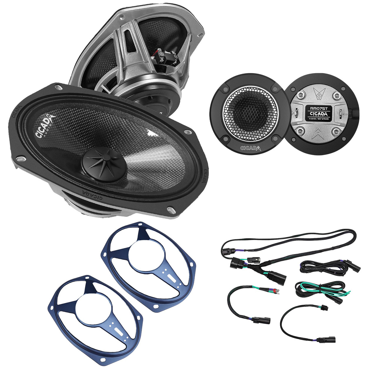 Cicada Audio 24CXK69.2 - Component 6x9-inch Kit with CM69.2X