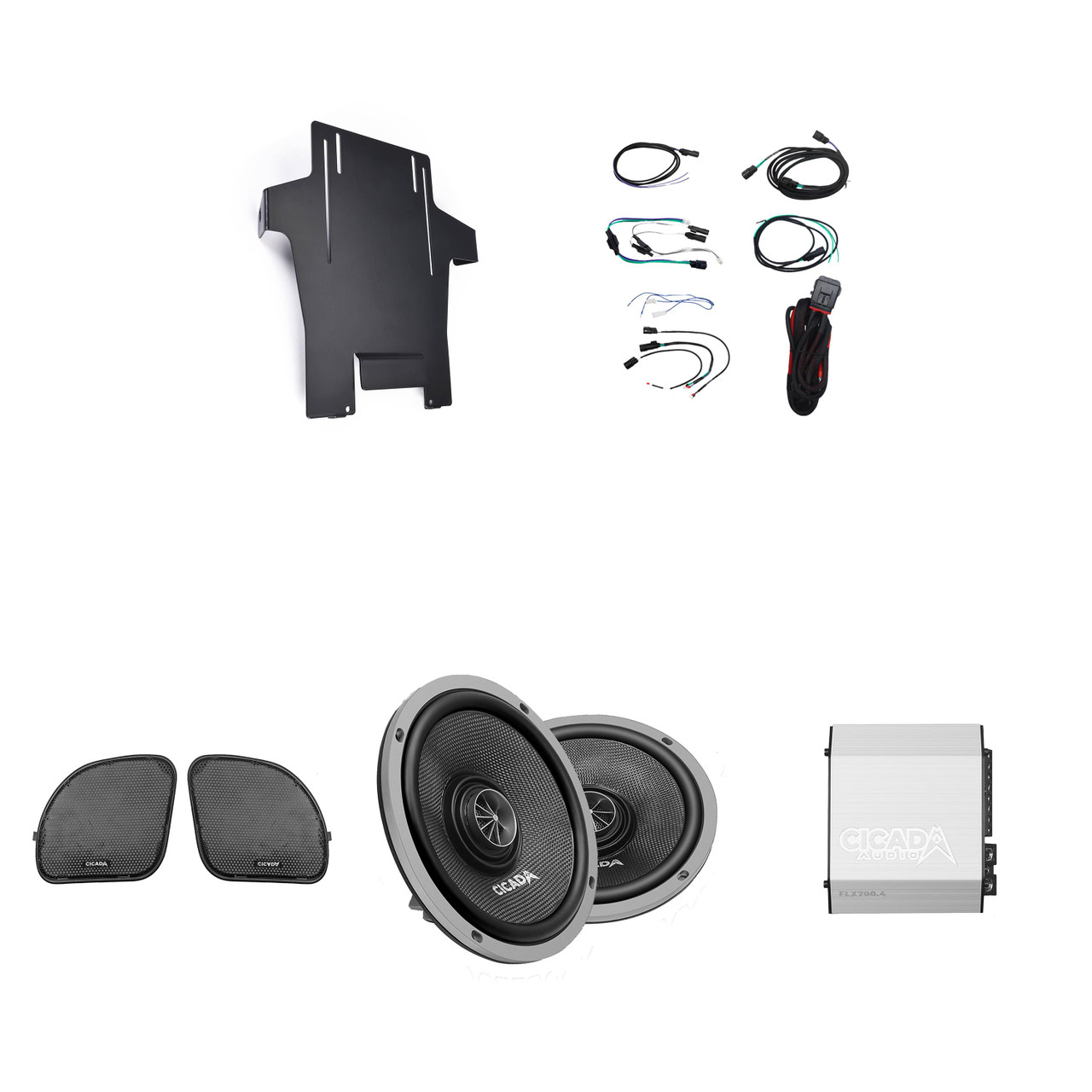 Cicada Audio FLX-CXX 2 Speaker 700W System for 14-23 HD Road Glide