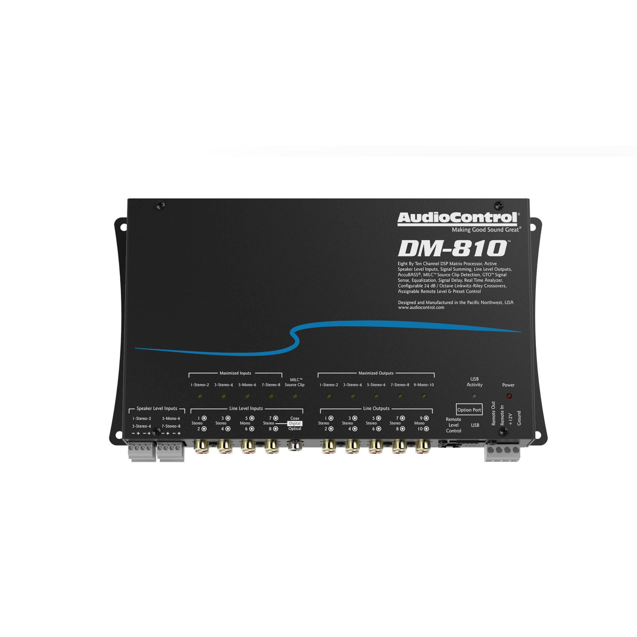 AudioControl DM-810 Premium 8 Input 10 Output DSP Matrix Processor ...