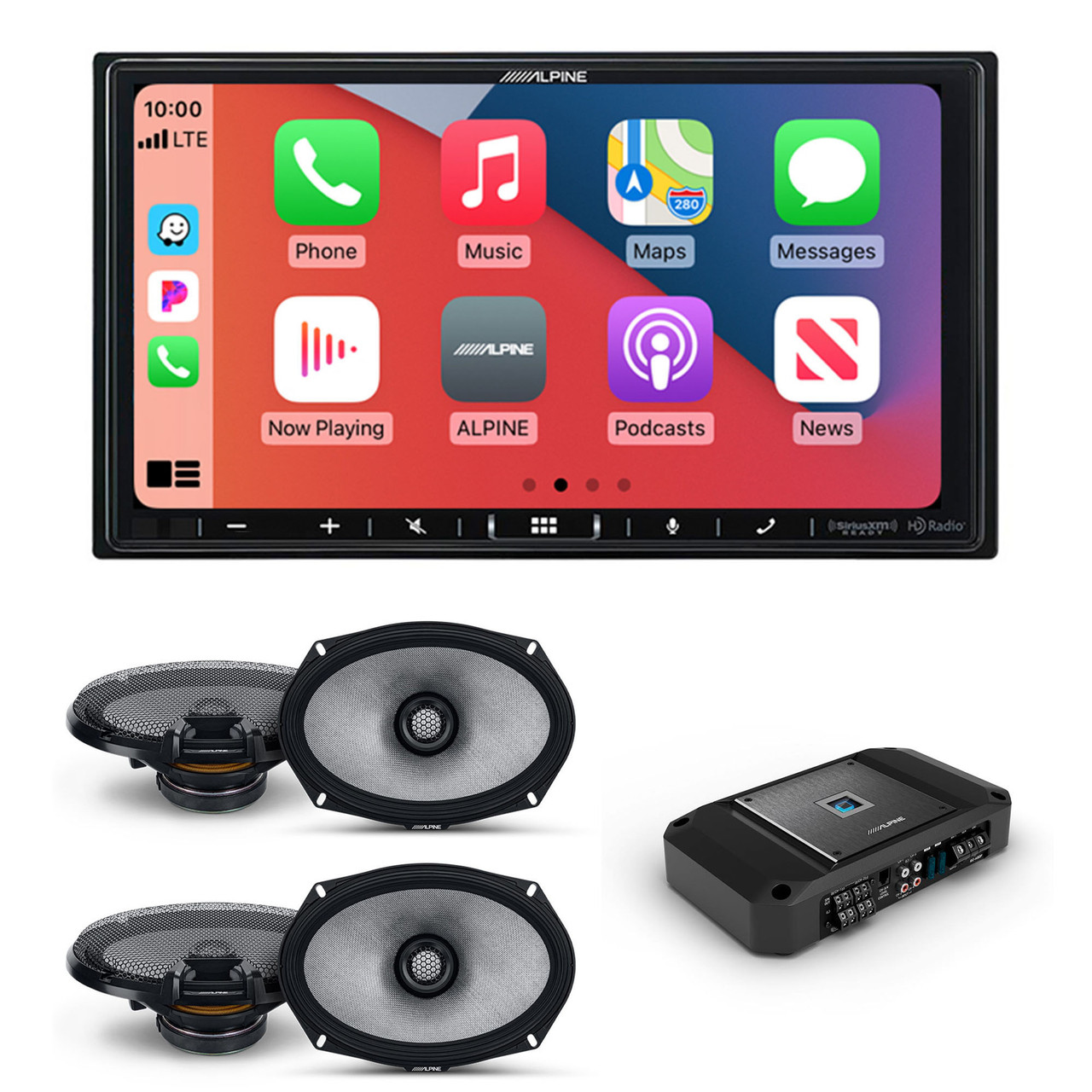 Alpine iLX-407 Shallow Chassis 7-Inch Receiver w/ R2-A60F 4
