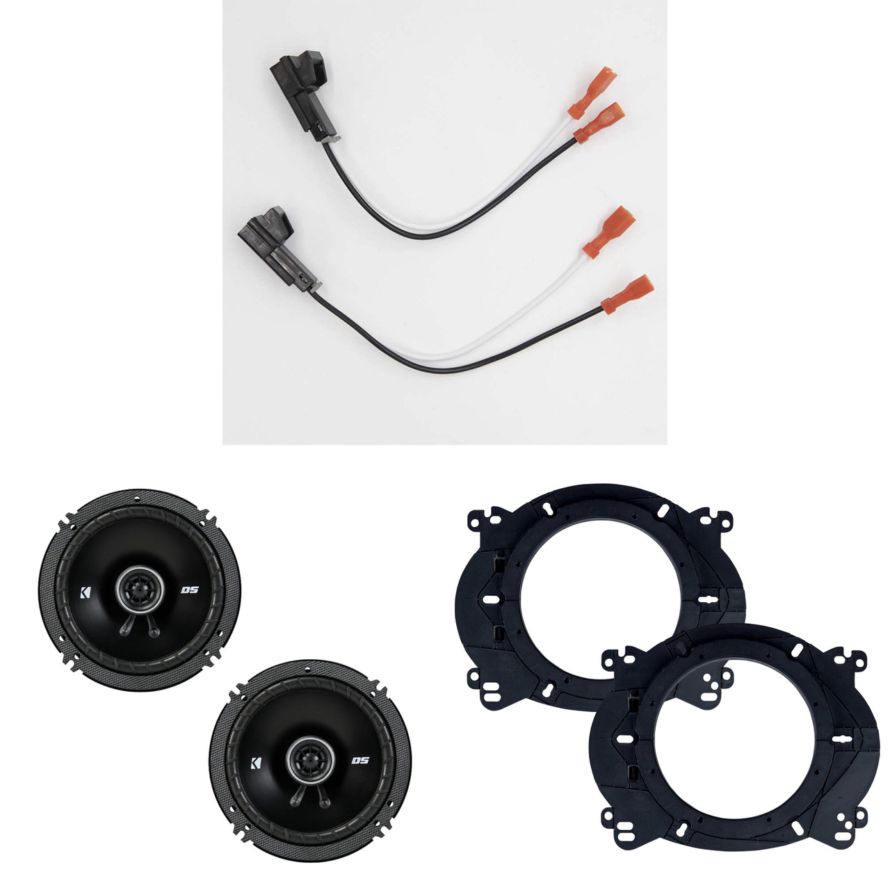 KICKER Speakers 6.5 inch for Chevrolet Tahoe 1995-2014 Upgrade Kit