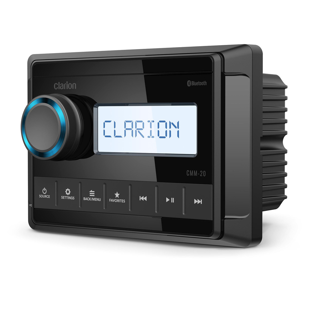 Clarion CMM-20 Marine Source Unit with LCD Display, IP66