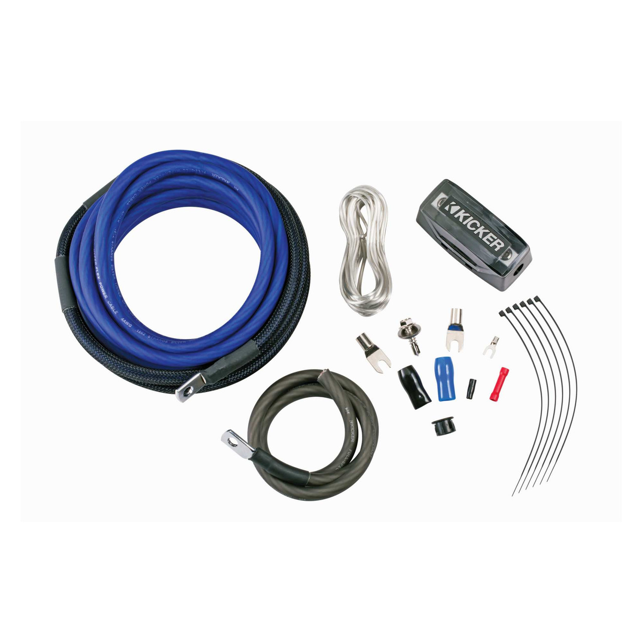 Kicker 46PK8 PK8 8-AWG Amplifier Power Kit - Power, Ground, Remote