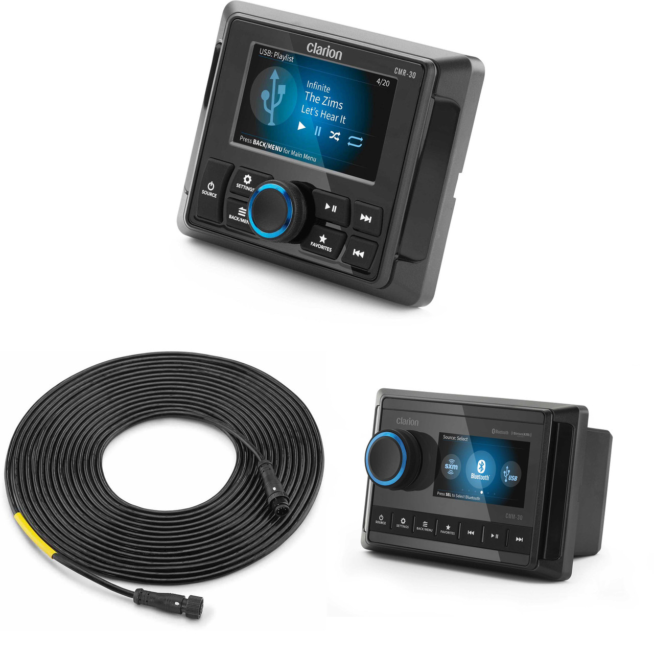 153 訳あり SGC-812 clarion Bluetooth 本体のみ Amazon.com: Clarion CMM-30 Marine Source Unit with Color LCD