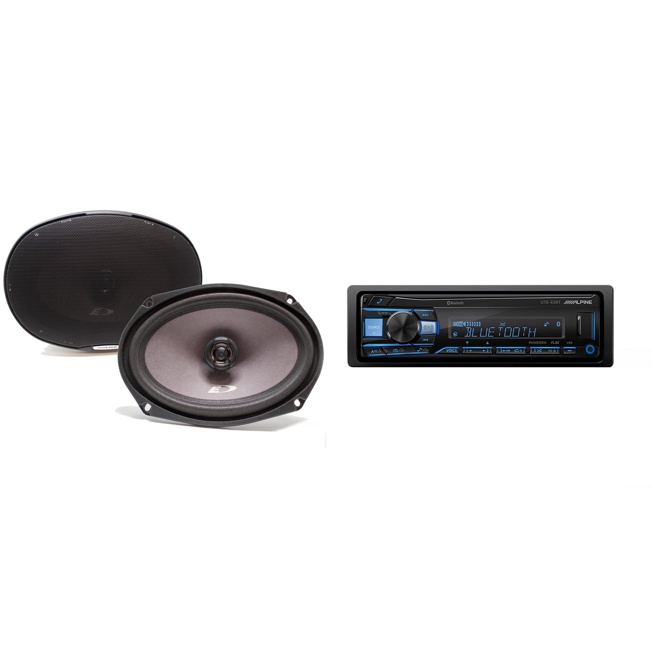 Alpine UTE-83BT Bluetooth® Multimedia Receiver (Does Not Play CDs