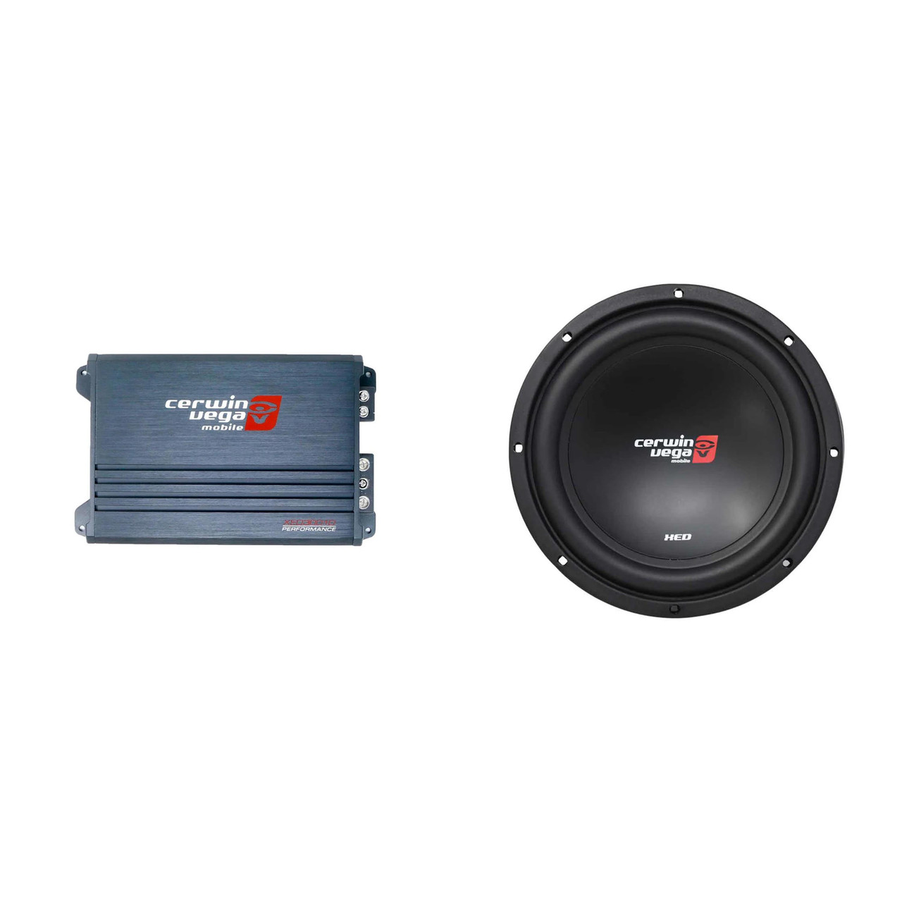 Cerwin Vega XED3001D Monoblock Amplifier + XED12V2 12