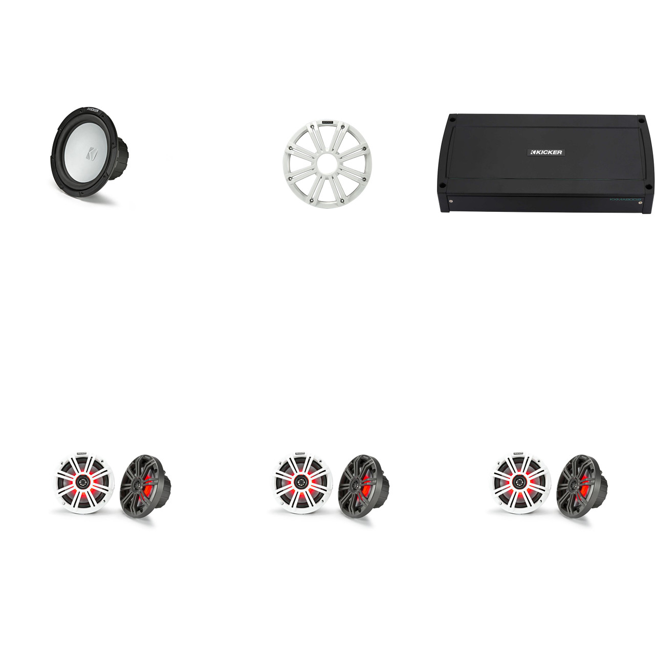 Kicker Bennington Pontoon Boat Audio System – KM654L 6.5