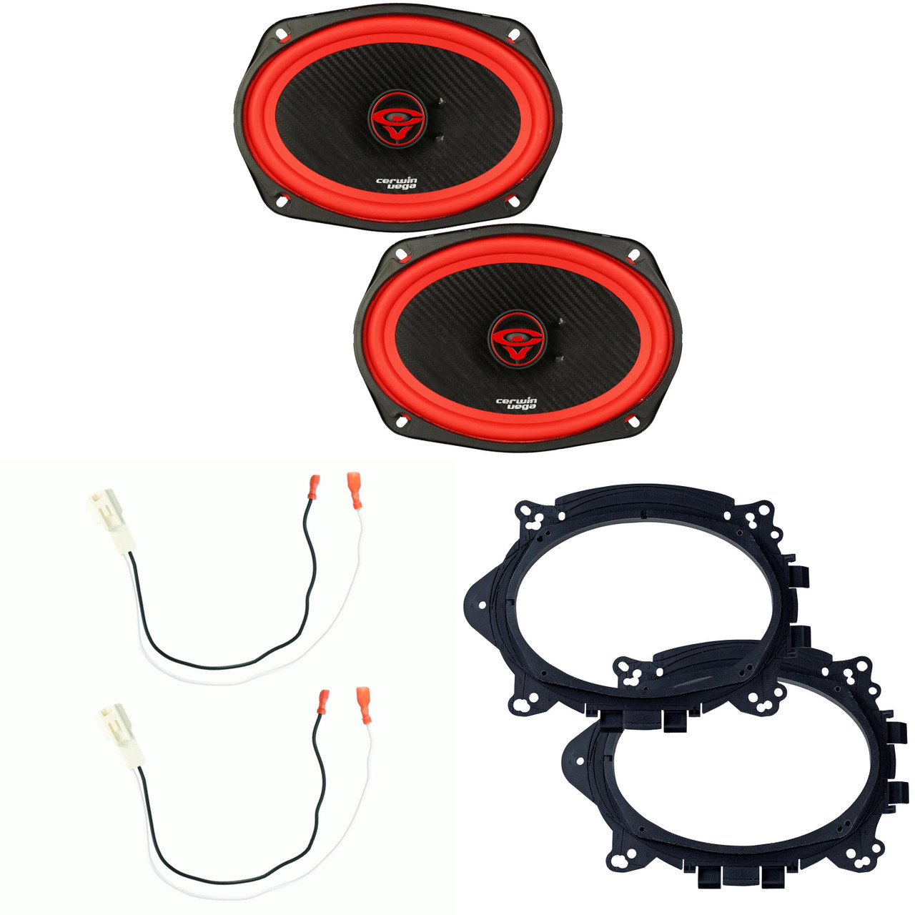 Cerwin Vega Speakers 6X9 inch for Toyota Corolla 2014-2019 Upgrade