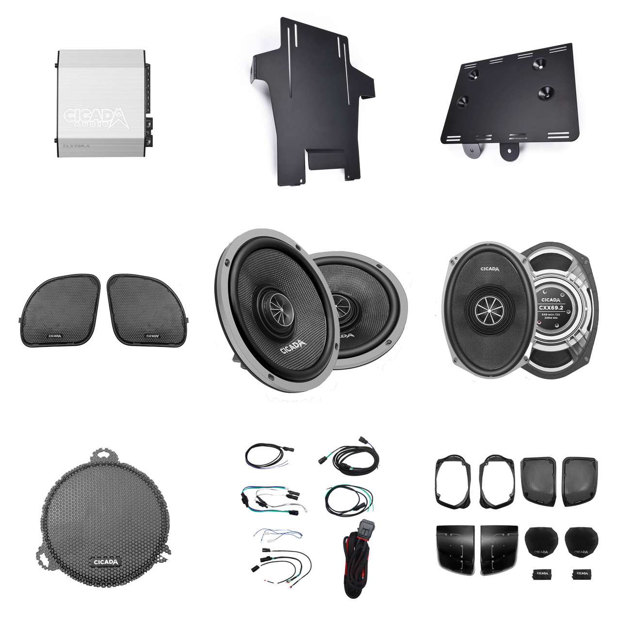 Cicada Audio 14FLX700CXX-4X4 Plug and Play High-Power FLX 700w 4