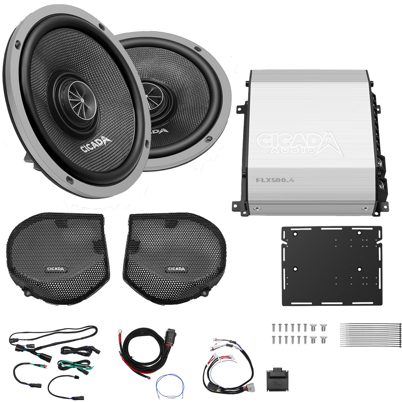 Cicada Audio Front Stage - Level 2 - Street Glide Kit 2024+ Harley