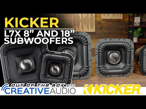 Kicker NEW 8" and 18" Solo X Series L7X Subwoofers Unboxing and Overview | Out of the Box
