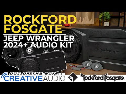 Rockford Fosgate All-In-One Audio Kit for 2024+ Jeep Wrangler Unboxing & Overview | Out of the Box