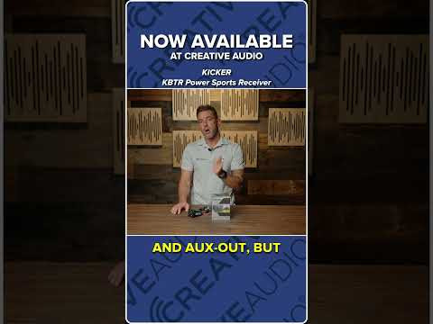 Kicker KBTR Power Sports Receiver NOW AVAILABLE! | NEW at Creative Audio