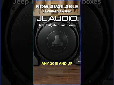 The JL Audio Jeep Tailgate Stealthboxes are NOW AVAILABLE! | New at Creative Audio
