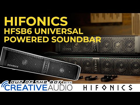 Hifonics HFSB6 Powered Sound Bars Overview and Unboxing - Out of the Box