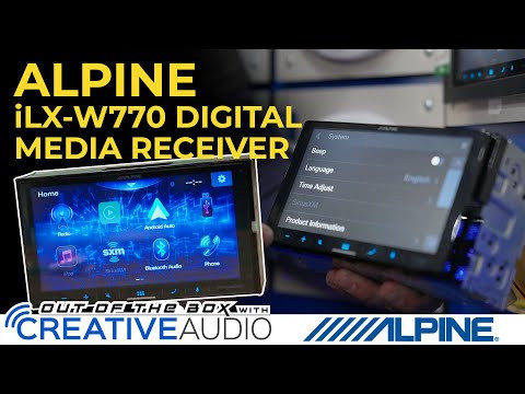 Alpine iLX-W770 Digital Multimedia Receiver Unboxing & Overview - Out of the Box