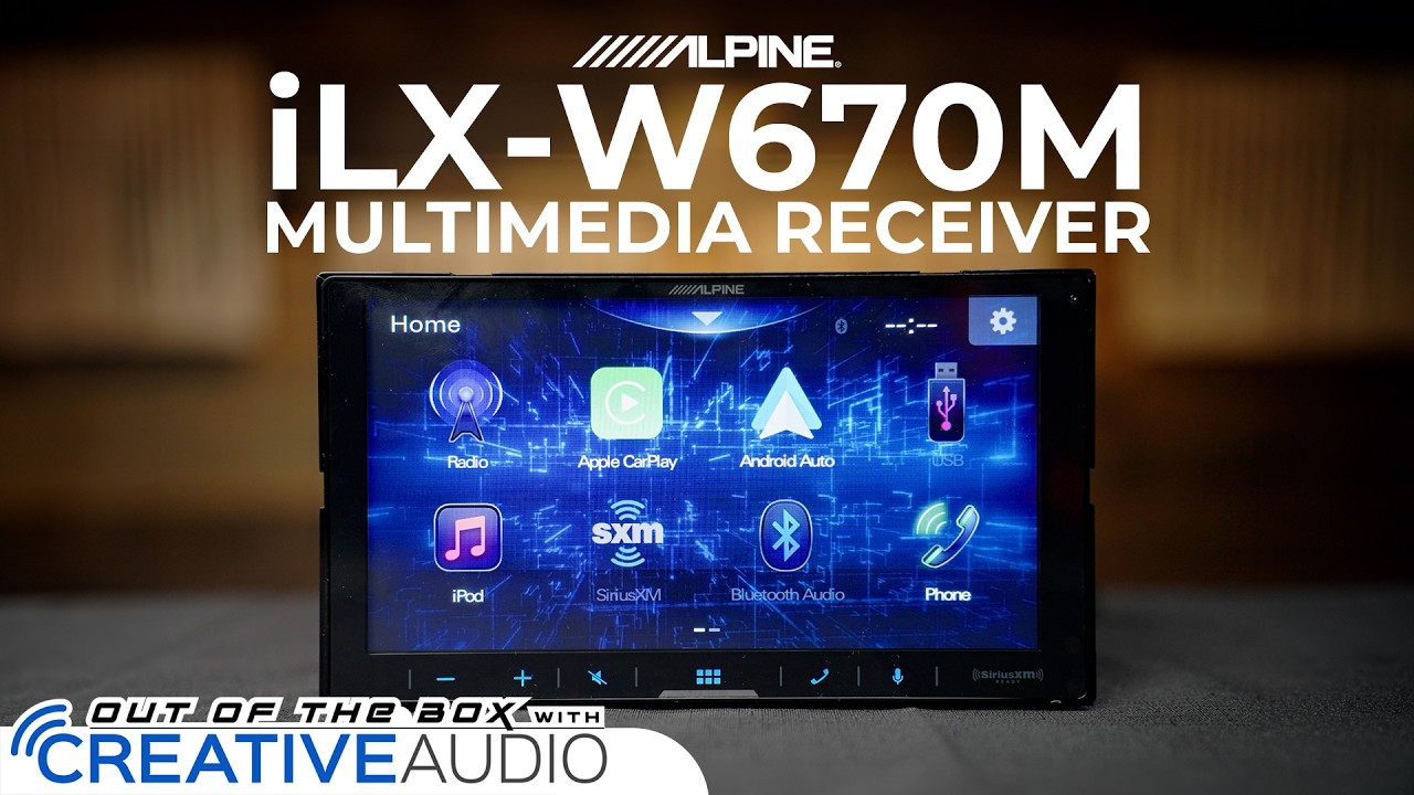 Alpine iLX-W670-M Digital Multimedia Receiver | Product Overview