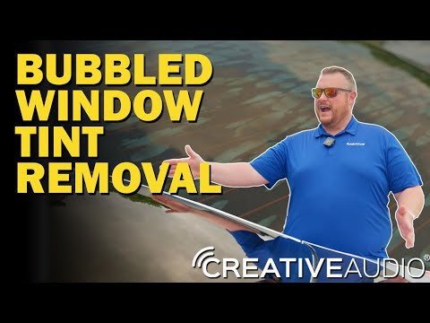 Fixing a Botched Window Tint Job! Removing Bubbled Window Tint!