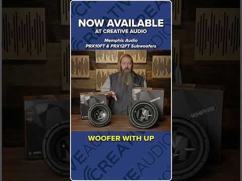 NEW Memphis Audio PRX10FT & PRX12FT Subwoofers | NEW at Creative Audio!