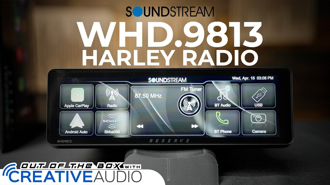 NEW Soundstream WHD.9813 Harley Radio | Product Overview