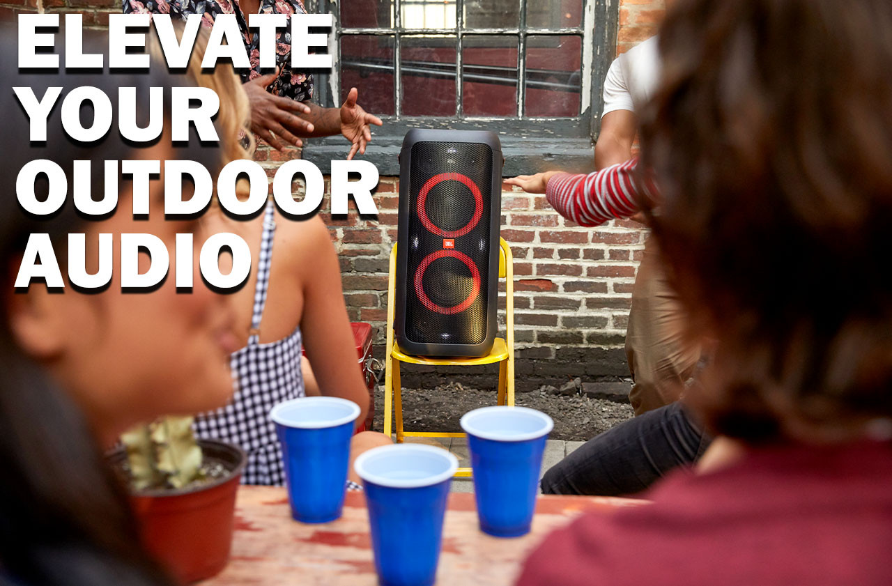 Elevate Your Outdoor Living with Our Home Audio Products + Free Speakers!