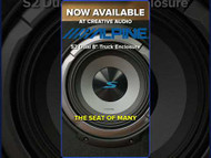 The Alpine S2 Dual 8" Truck Enclosures are Now Available! | New at Creative Audio!