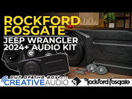 Rockford Fosgate All-In-One Audio Kit for 2024+ Jeep Wrangler Unboxing & Overview | Out of the Box